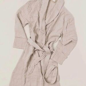 NWT ONE WEDNESDAY Waffle Knit Robe